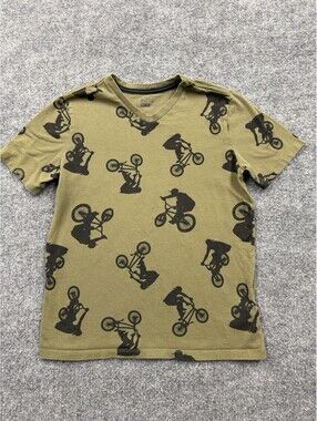 Spotted Zebra Boys biker T-Shirt Size 10